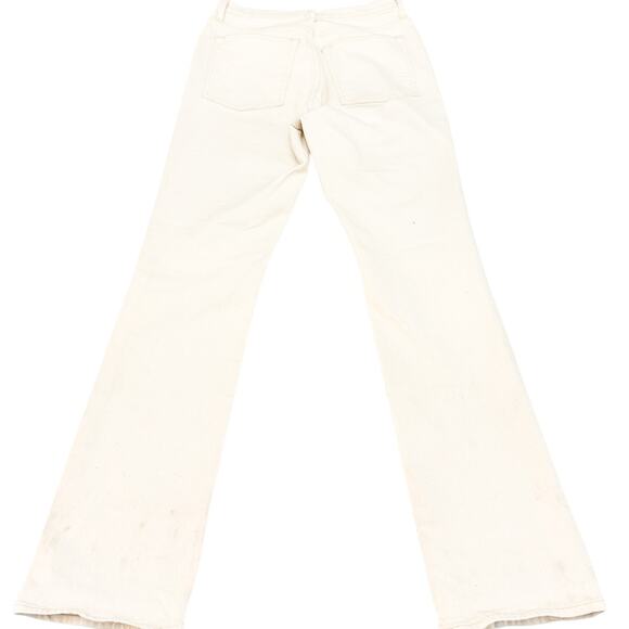 Imogene and Willie Sophie Straight Leg Cream Denim Jeans Size 30 - Picture 3 of 9